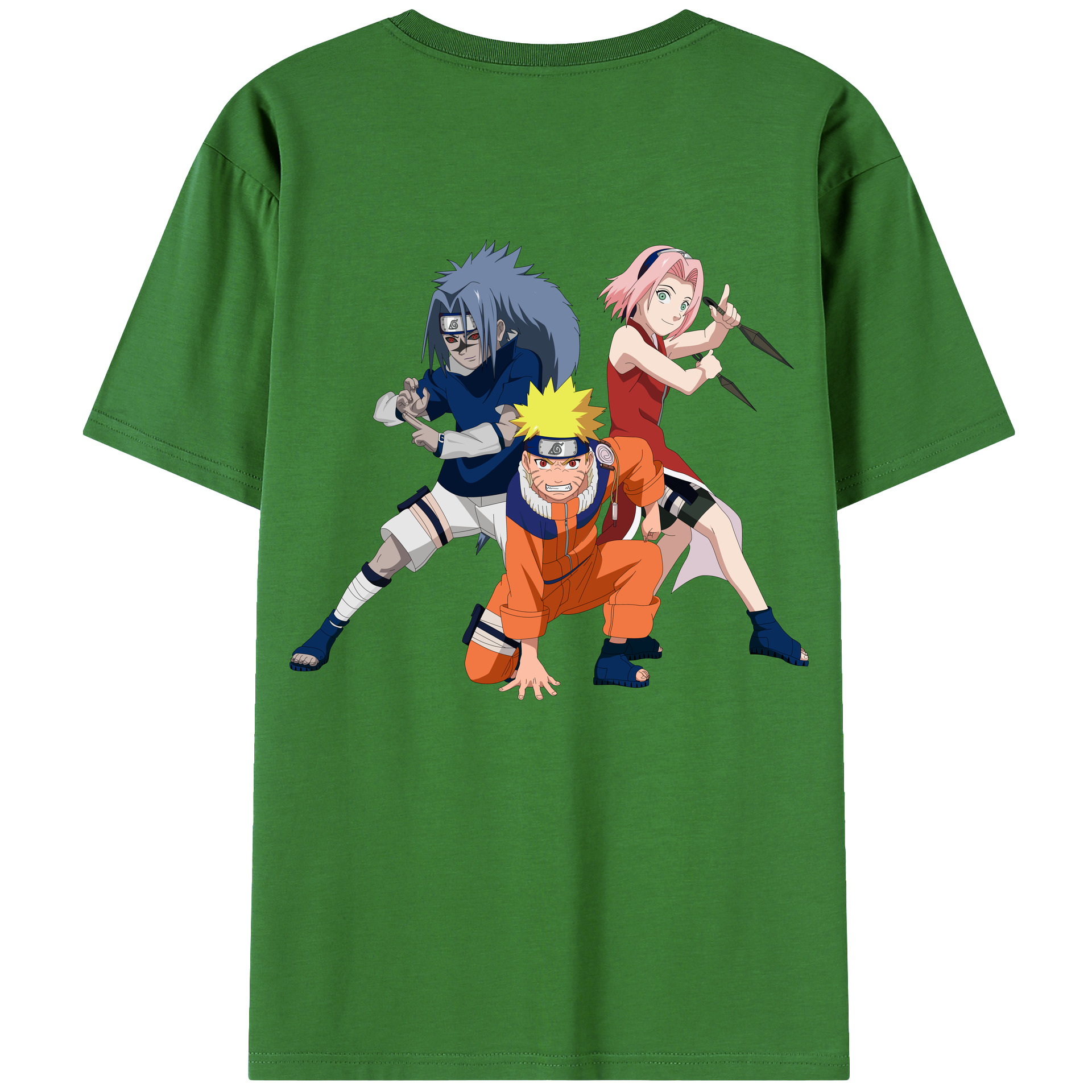 （画像用） NARUTO -ナルト- うずまき ナルト Uzumaki Naruto レディース半袖Tシャツ(バックプリント)